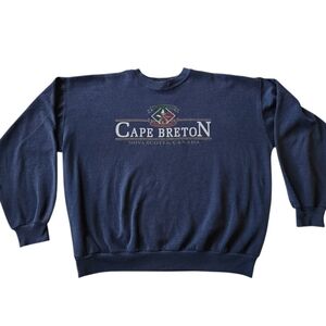 Vintage Cape Breton Canada Sweatshirt Sz XL